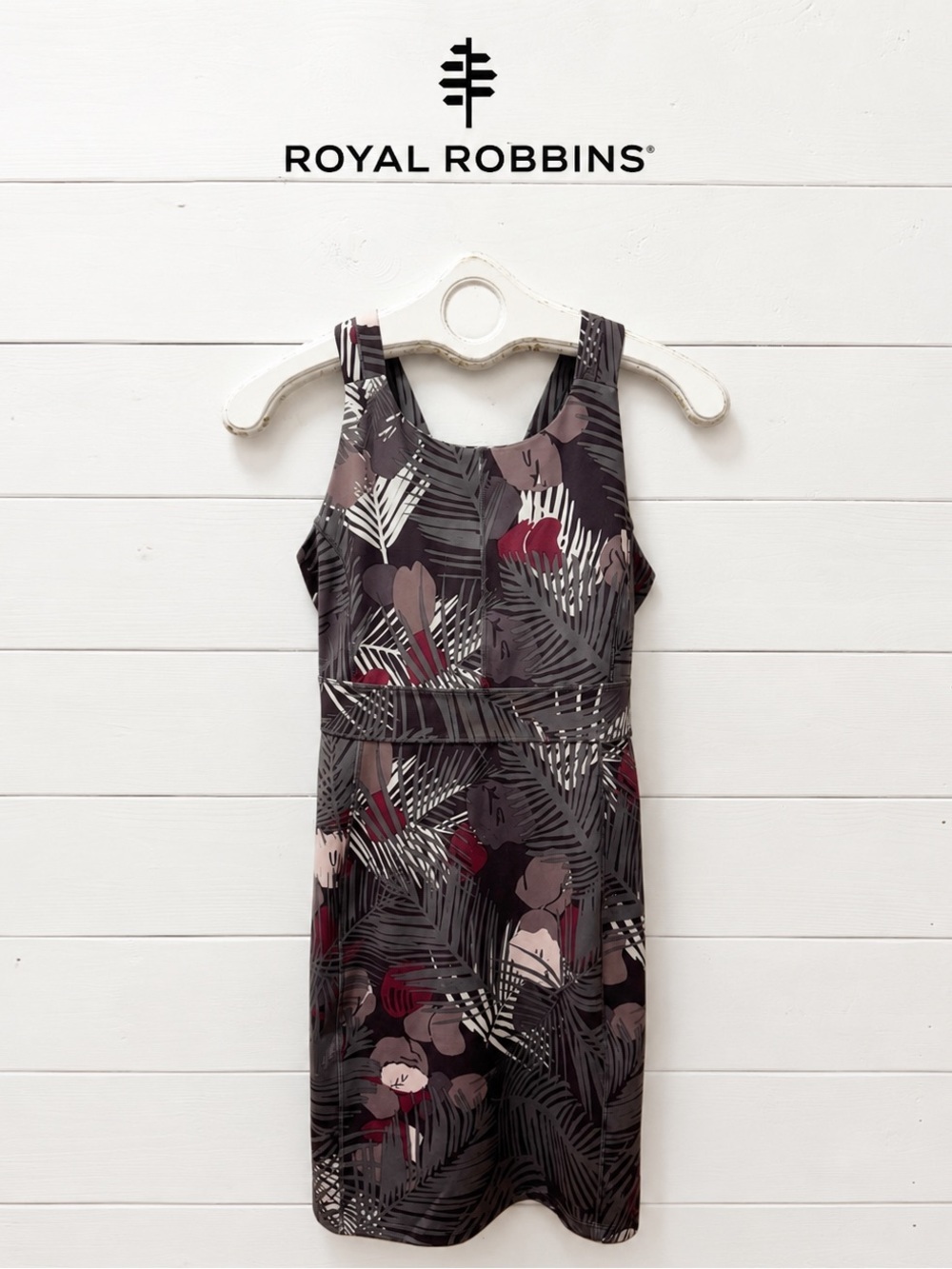 Royal Robbins Tropical Print Cross-Back Dress – Size Small